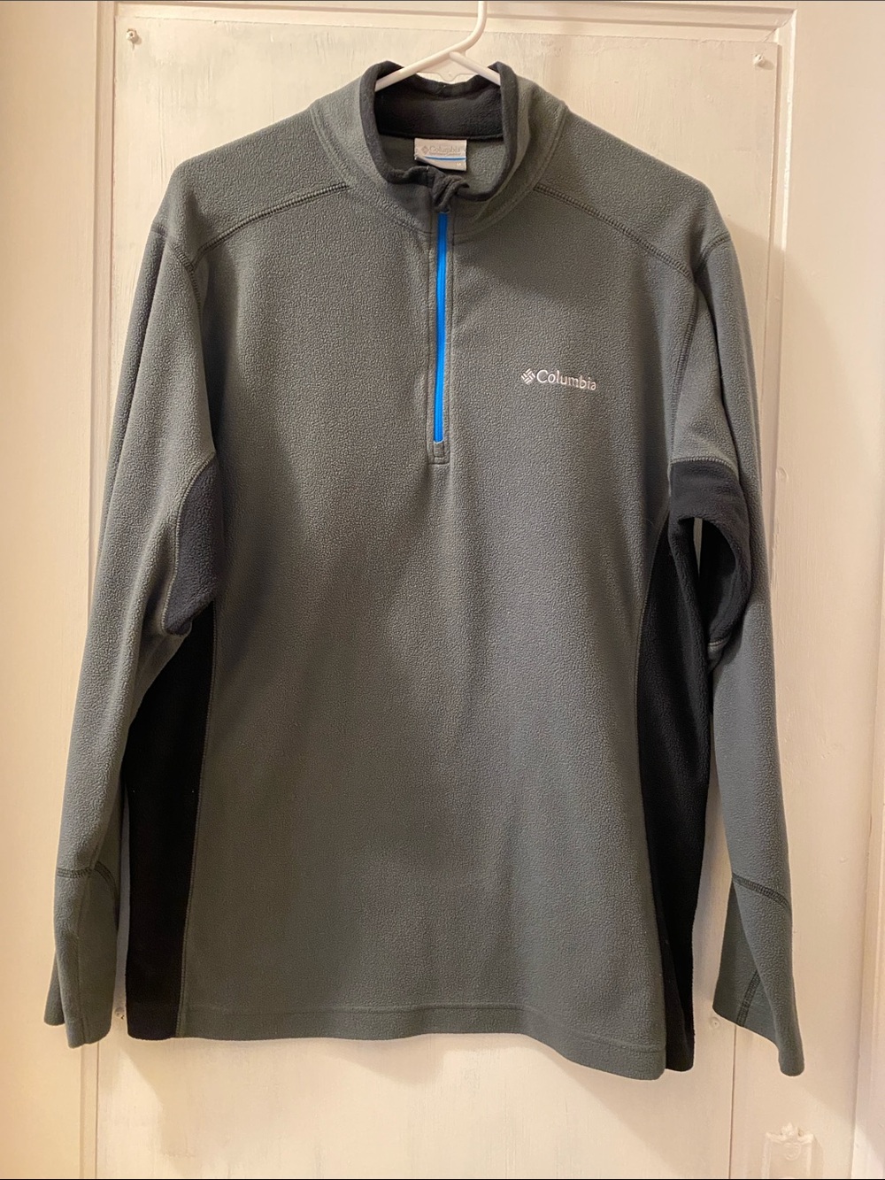 Columbia Men's Gray Half-Zip Fleece Pullover